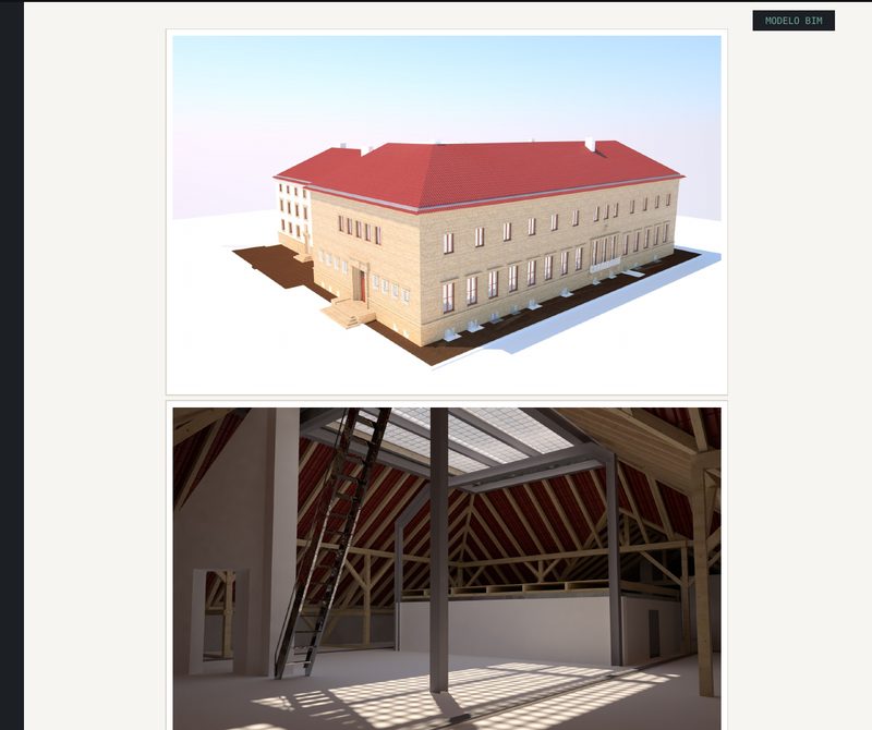 BIM model of the Gründerzeit housing block